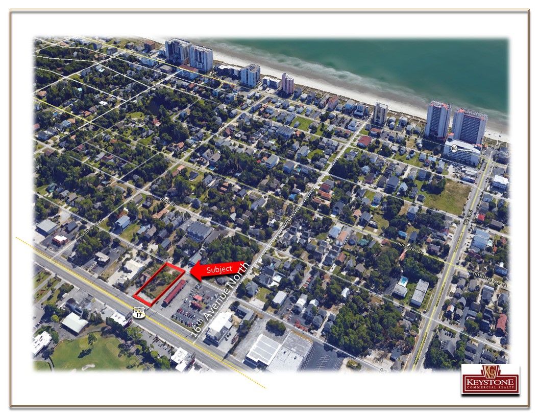 Scoggins Tract-.40 Acres-Land For Lease-Myrtle Beach, SC. : 1523 Highway 17 S, North Myrtle Beach, SC 29582